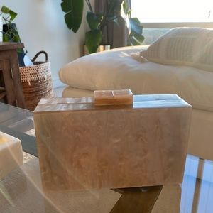 Pearly Acrylic Clutch
